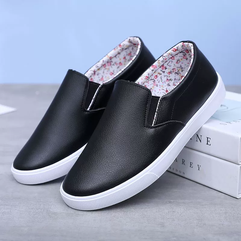 Другая марка удобные лоферы на slip-on весенние — дышащие белые или черные, легкая повседневная обувь для мам, медсестер
