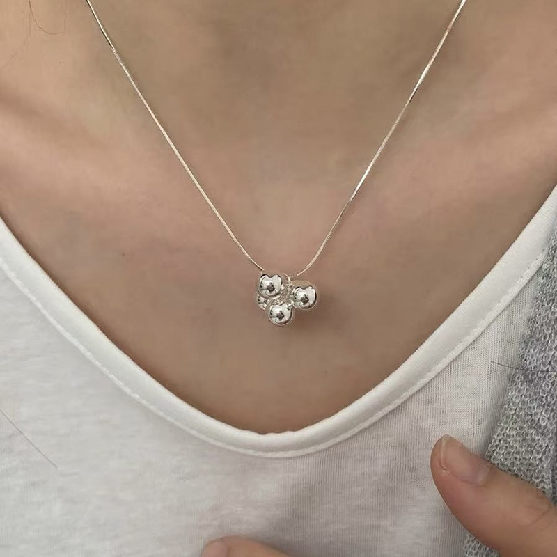 蝴蝶爱心项链女ins潮小众高级设计感百搭短款锁骨链新款颈链项饰|undefined