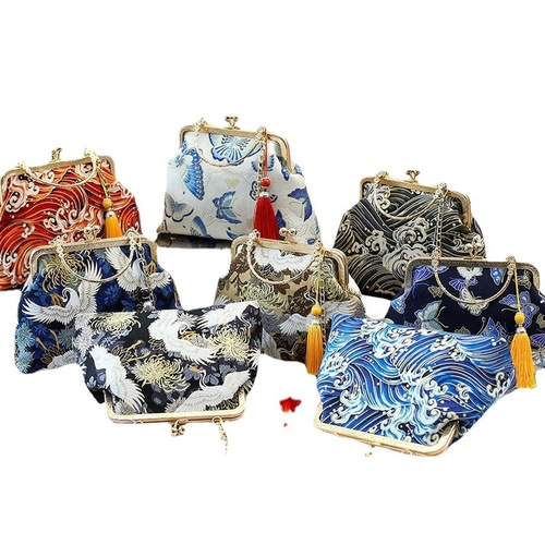  Chinese cheongsam hanfu delicate handbag single shoulder bag dual-use bag gift bag