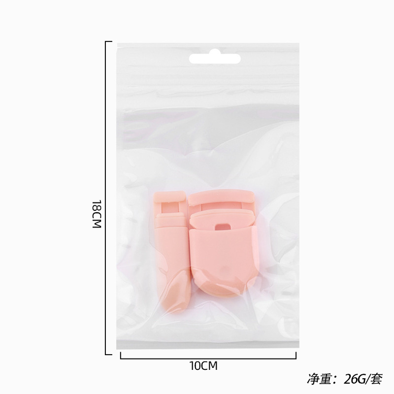 Mini Rizapestañas Portátil de Plástico, Sin Pellizcar, Clip de Pestañas de Gran Ángulo