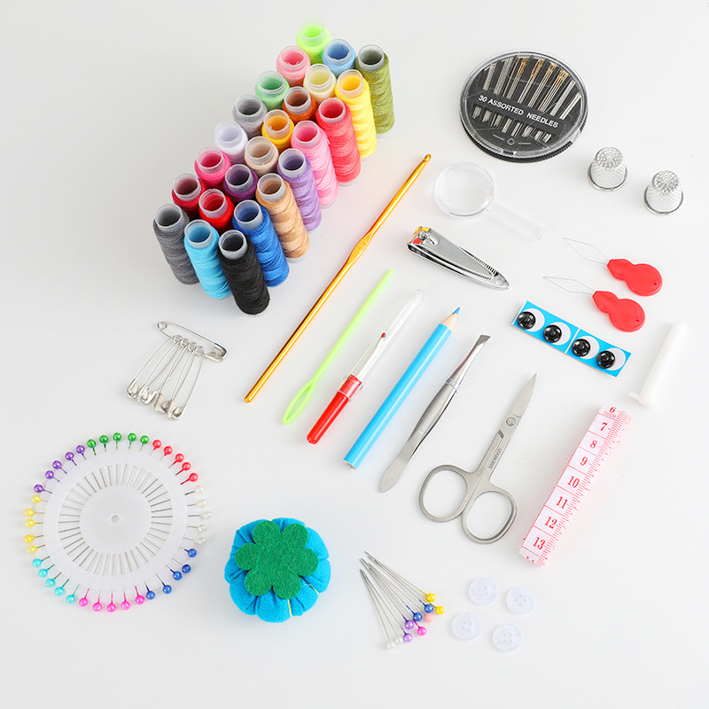 Fábrica al por mayor kit de costura multifuncional caja de costura Amazon kit de costura traje de costura para el hogar