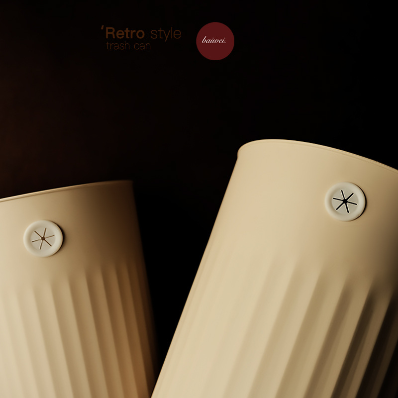 Basura cocina doméstica sala de estar baño dormitorio inodoro comercial inodoro gran sin cubierta cubo de almacenamiento retro