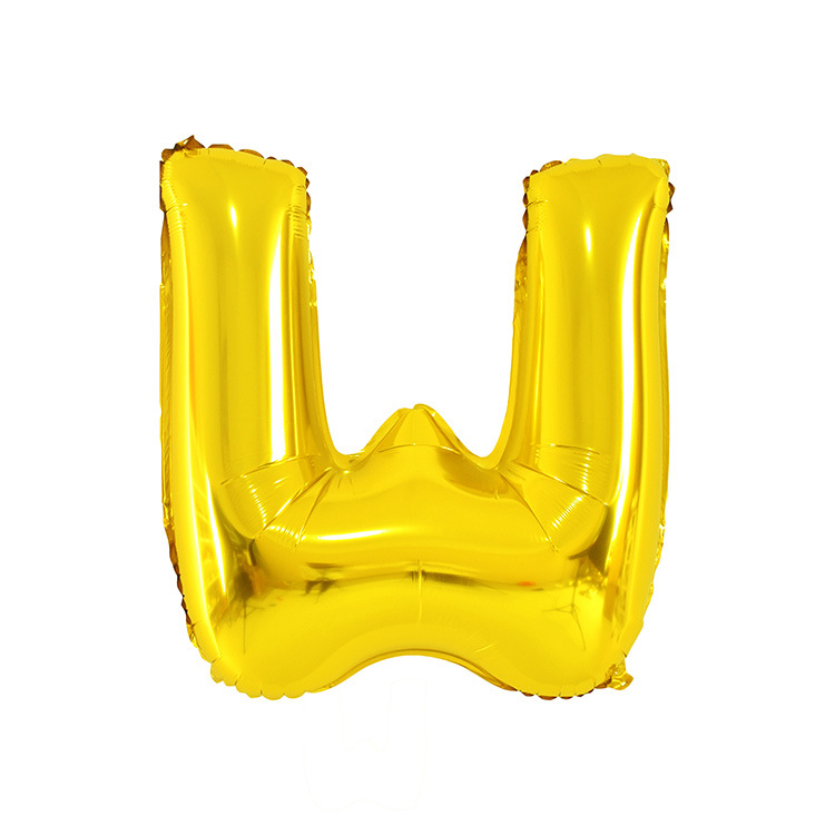 32 pulgadas 40 pulgadas 16 pulgadas inglés carta globo de aluminio fiesta de cumpleaños decoración de la boda papel de aluminio globo escena diseño