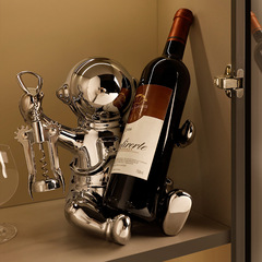 Baihanmei Creative Astronaut Red Wine Rack Cabinet Home Decor Ceramic Luxury Living Room TV Stand Decorative Ornament Wholesale