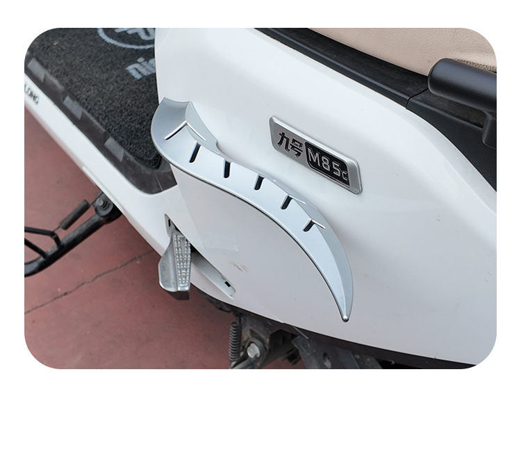 New Domineering Dragon Horn Car Exterior Decoration Arc Light Speed Type Vortex Fin Car Universal Creative Car Modification Accessories