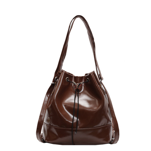 Korean Style Fashion Dual Shoulder Bag for Women, Trendy Summer Single Shoulder Bag, High-Quality, Versatile, Stylish, Underarm Water Barrel Bag