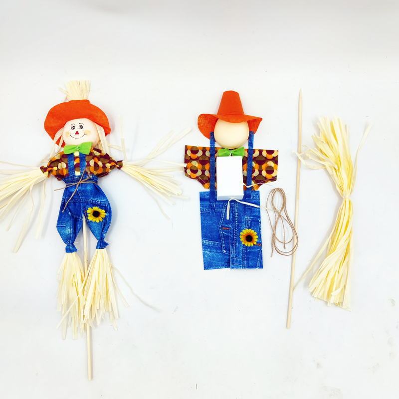 in stock Free Shipping Scarecrow Crafts Insert Harvest Festival Decorations Children DIY Hands-on Assembly Material Bag in stock Free Shipping Scarecrow Crafts Insert Harvest Festival Decorations Children DIY Hands-on Assembly Material Bag