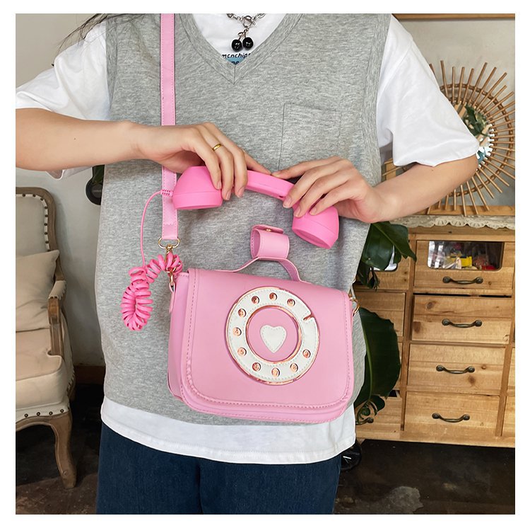 Wholesale Fashion Creative Gradient Color Telephone Messenger Bag Nihaojewelry display picture 47