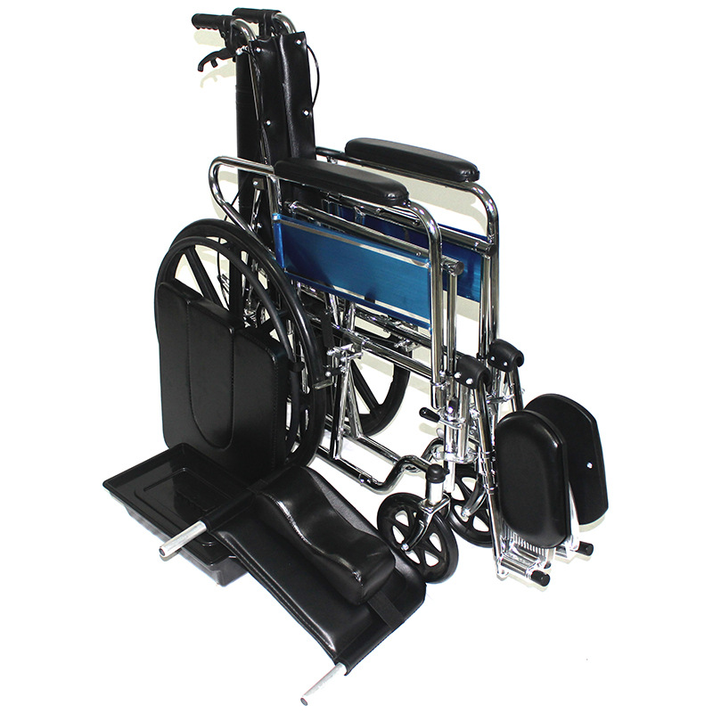 silla de ruedas plegable y ligera para personas mayores con inodoro multifuncional para personas mayores paralizadas discapacitadas empujando el tropo hidráulico