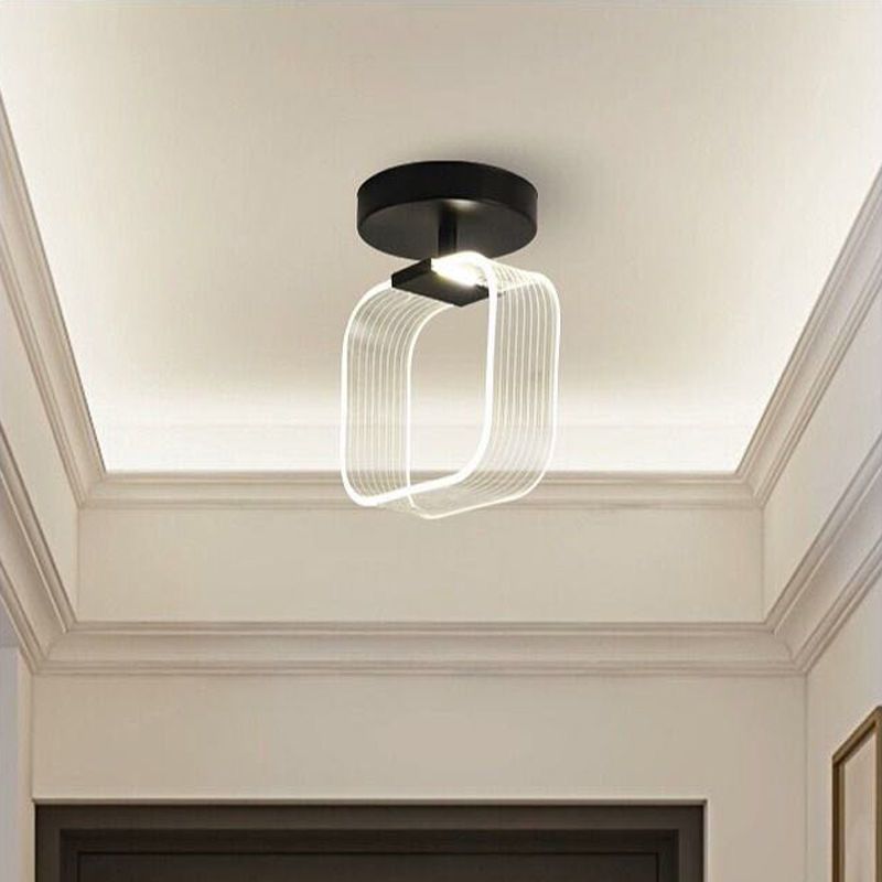 Casual Accessible Luxury Style Led Aisle Light Corridor Light Embedded Ceiling Light Entry Light Entrance Light Ceiling Light Ceiling Light
