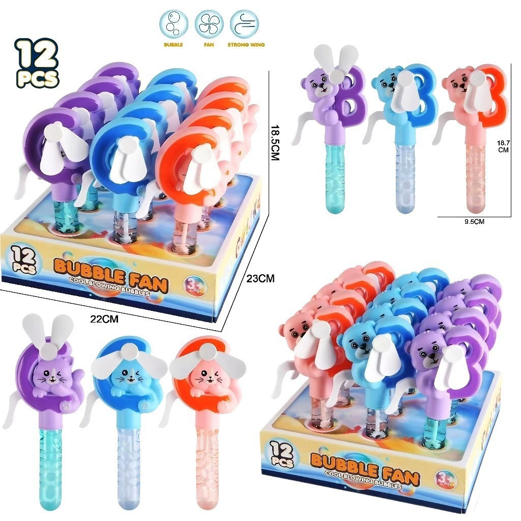 Трансграничный специально для мультфильма ручной вентилятор буквенный ручной портативный животное выдувает пузырь вентилятор