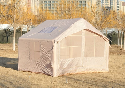 Protection and Rainproof Tpu Viewing – Avtomobil dam çadırları - with-cotton-cloth-classic-75-square-meters-double-doors-double-small-skylights-3-10