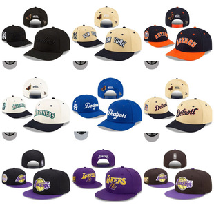 Flat-Brimmed Hat Men's Baseball Cap Trendy New American Style Unisex Brimmed Hat Couple Flat Cap Straight Cap