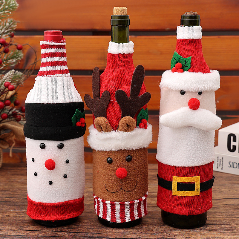 Christmas knitted cartoon creative decorations for elderly