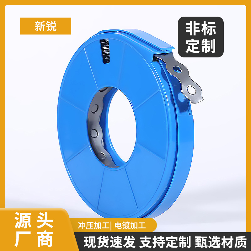 源头供应盒装灰色装配带曲边多孔带 镀锌板风管安装多孔金属带