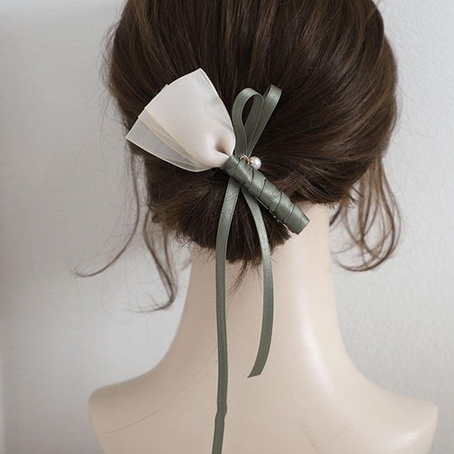  New Spring Flower Tulip Lady High-End Style Rear Hair Clip for Women Duck Bill Clip Elegant Hair Accessory