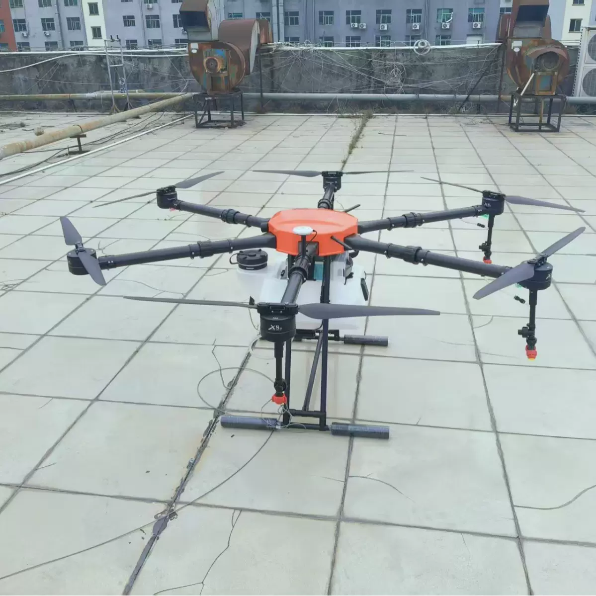 六轴16L农用打药机 电动多旋翼喷洒农药喷洒植保无人机喷雾机