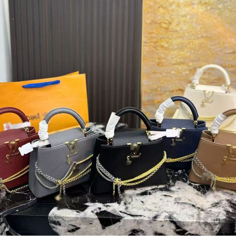 New popular large-capacity luxury handbag, versatile and fashionable chain bag, handbag, shoulder and crossbody bag for women New popular large-capacity luxury handbag, versatile and fashionable chain bag, handbag, shoulder and crossbody bag for women