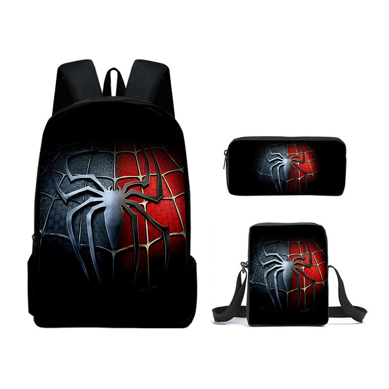 European and American Cross-border New Spider-Man Hero No Return Backpack 3D Digital Printing Casual Trendy Backpack