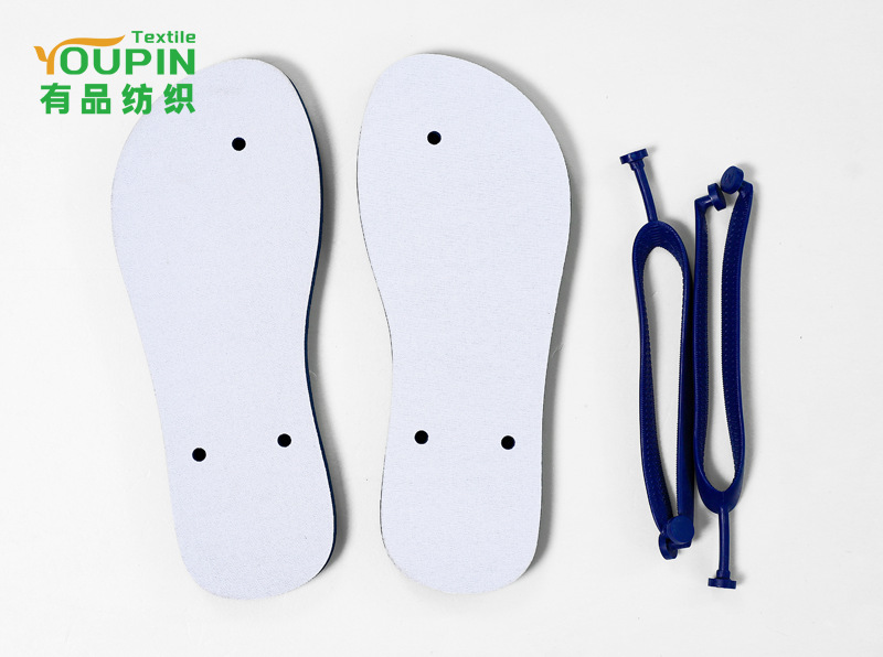 Venta caliente transfronteriza playa en blanco chanclas de transferencia de calor goma blanca tabla de cortar diy zapatillas creativas zapatillas de pareja