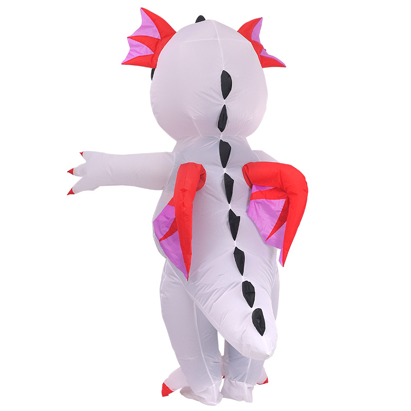 Transfronterizos trajes inflables de Halloween dibujos animados trajes inflables fiesta de Navidad dinosaurios extraños trajes inflables de dragones muñecas