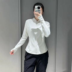 女士25年针织立领夹克户外运动徒步登山必备运动弹力外套092210