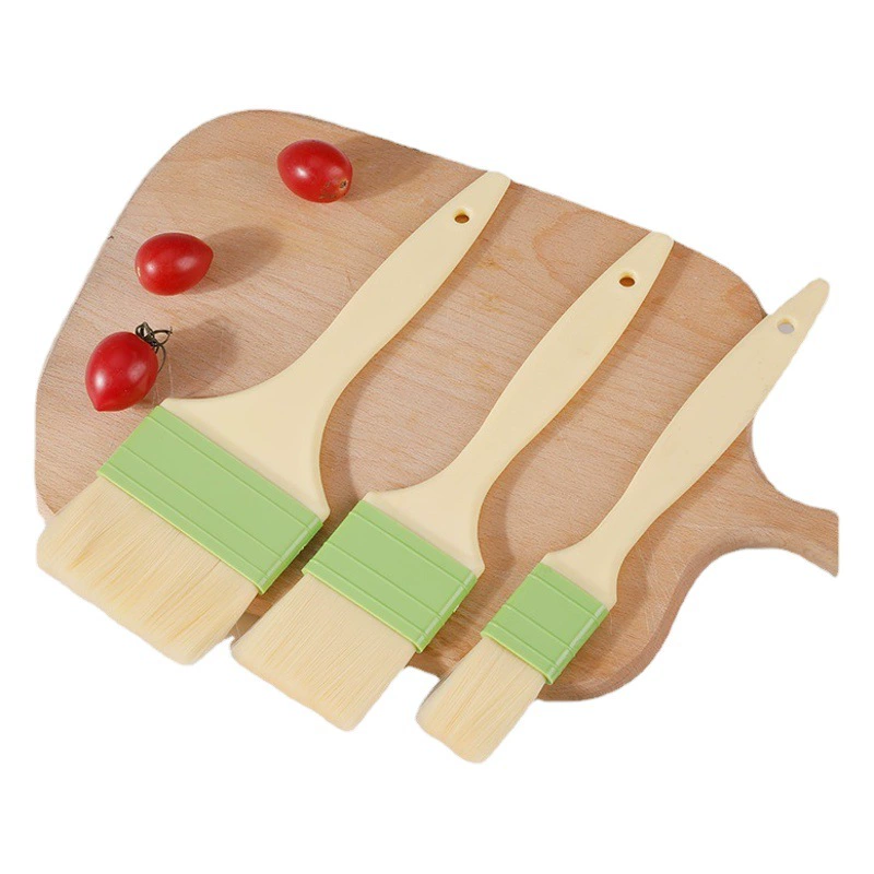 Щетка для шерсти для барбекю Щетка для блинов Соус Еда Кухня Выпечка Пищевая щетка Яйцо Жидкое Барбекю Бытовая Мягкая масляная шерстяная щетка