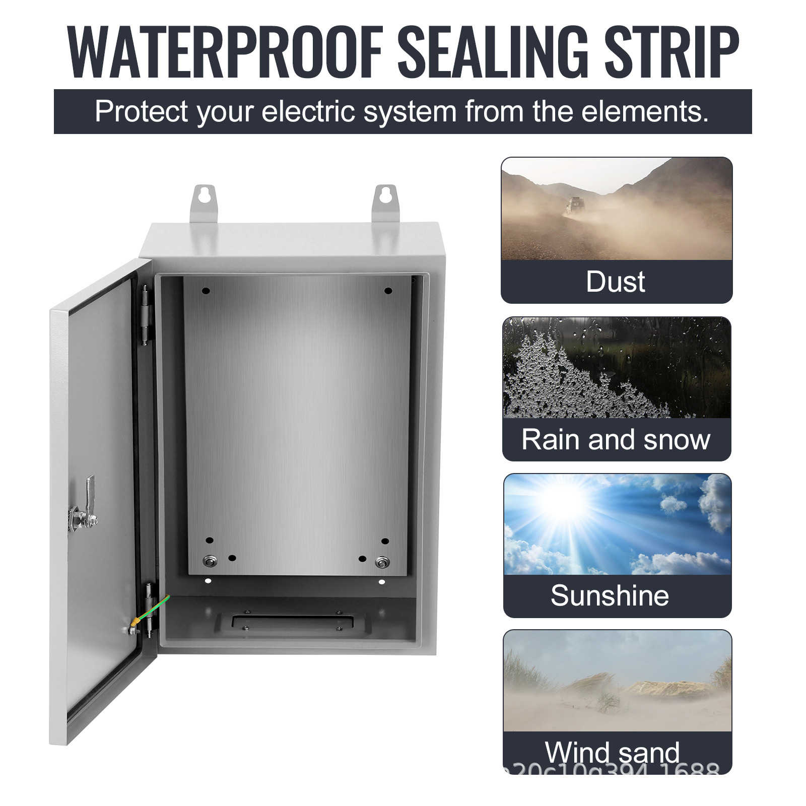 耐腐蚀304不锈钢电气箱防水户室内基业箱不锈钢配电箱弱电箱