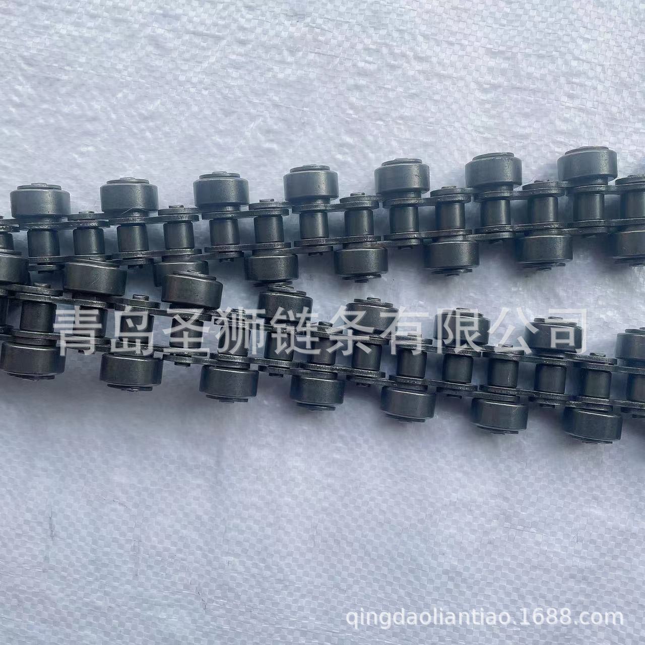 侧滚轮输送链08B40506080100SSRPSR短节距千鸟型平行型滚轮输送链