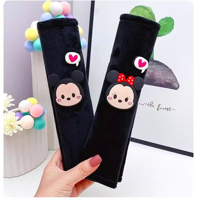 Car Seat Belt Shoulder Cover, High-End, Anti-Strangle, Soft, Jingle Cat, Cute, Extended Car Decoration Cartoon