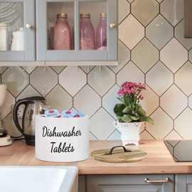 亚马逊木质带盖洗衣房储物间洗衣凝珠收纳盒卫生间柔软剂储物盒