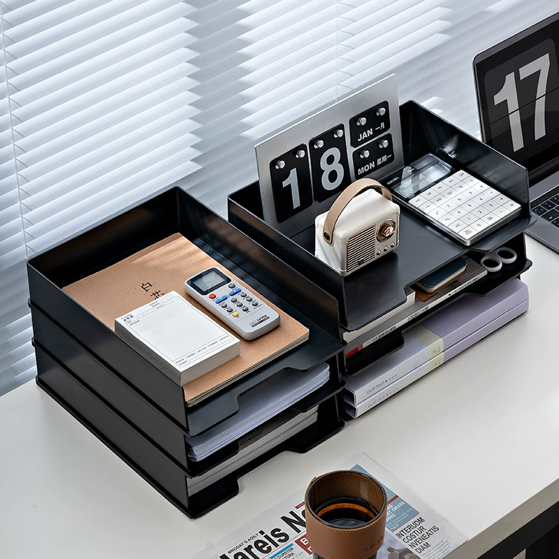 Desktop storage box Multi -storey office File stationery data storage rack A4 paper shelf file frame