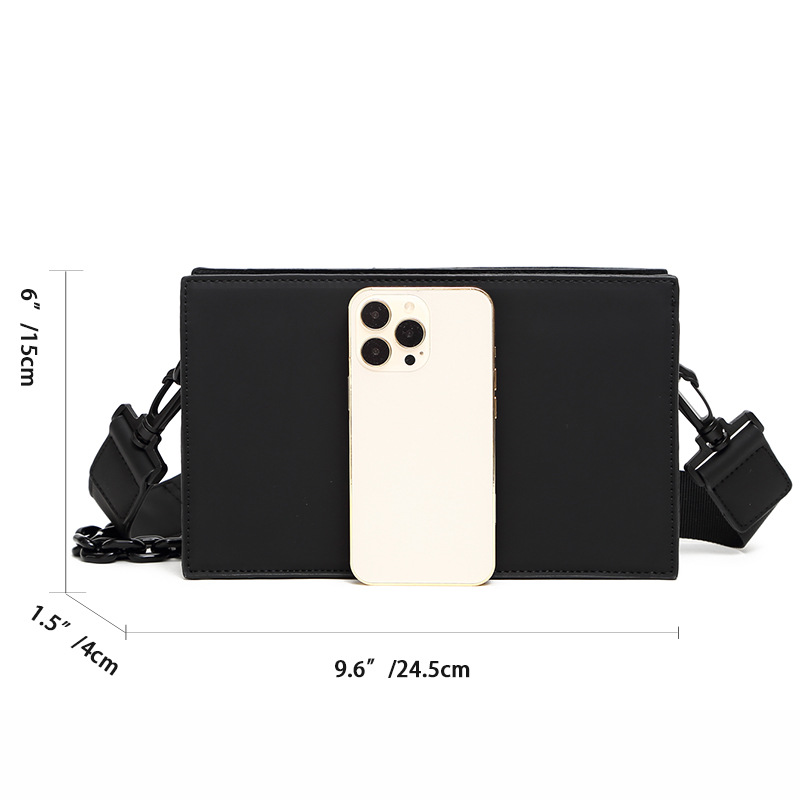 Personalisierte Box für Herren Trendy Brand Vielseitige Crossbody-Schulterkette Mini Square Bag für Herren und Damen_voghion.com
