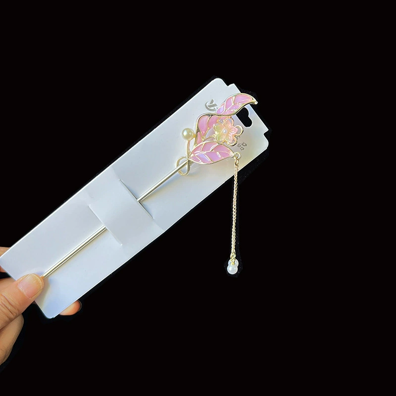 Hairpin Hanfu заколка для волос, орхидея цветочный декоративный аксессуар для волос, простая элегантная китайская стиль