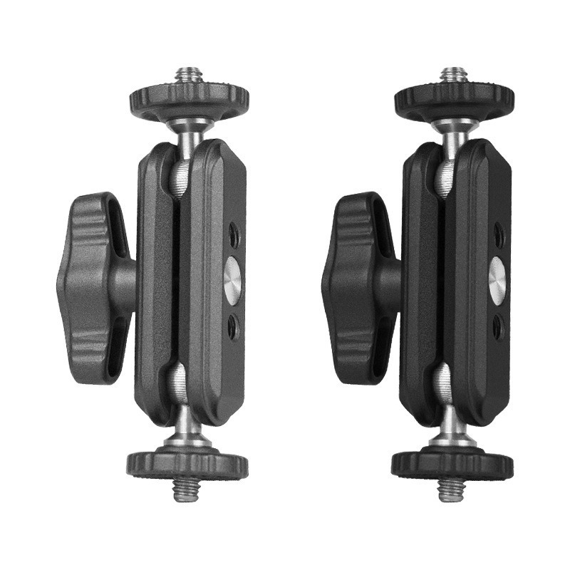Adaptable a Gopro brazo mágico mano extraña guisante vaina de soporte de fotografía 360 grados rotación 1 / 4 soporte universal externo