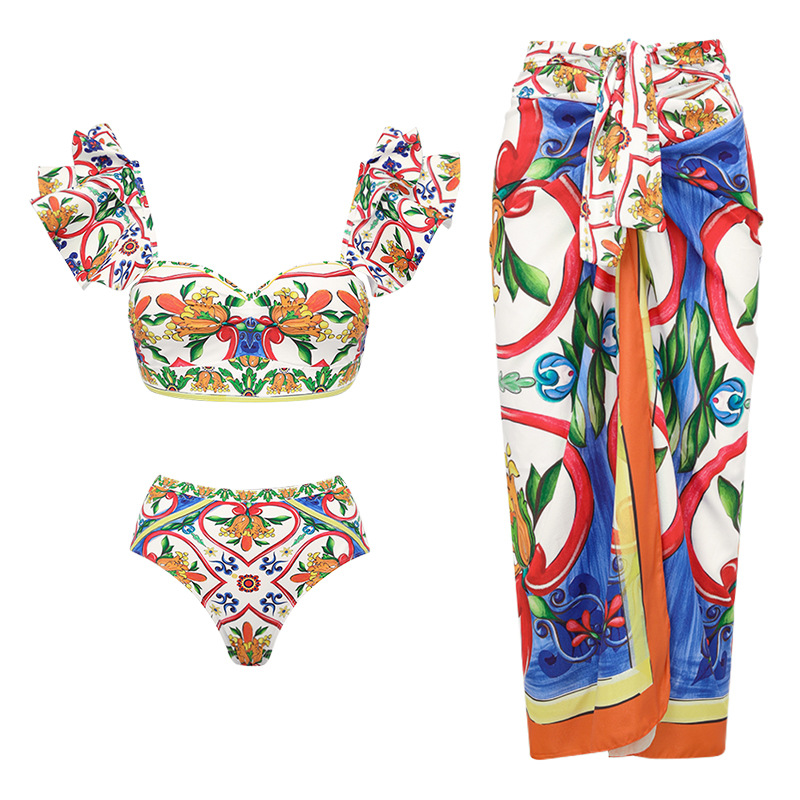 168g Weight Sleeveless Sleeve Length Nylon, Polyester Fabric Type Regular Top Length One-Piece Swimsuit Tops Type Swimming Occasion Strap, Oblique collar, Collarless Neckline Skinny Fit Type Flower Pattern Women's Gender Sexy, Skinny, Solid Color Style Women's Sexy Skinny Solid Color Flower One Piece Swimwear 4