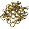 Golden metal keychain, bag, accessory