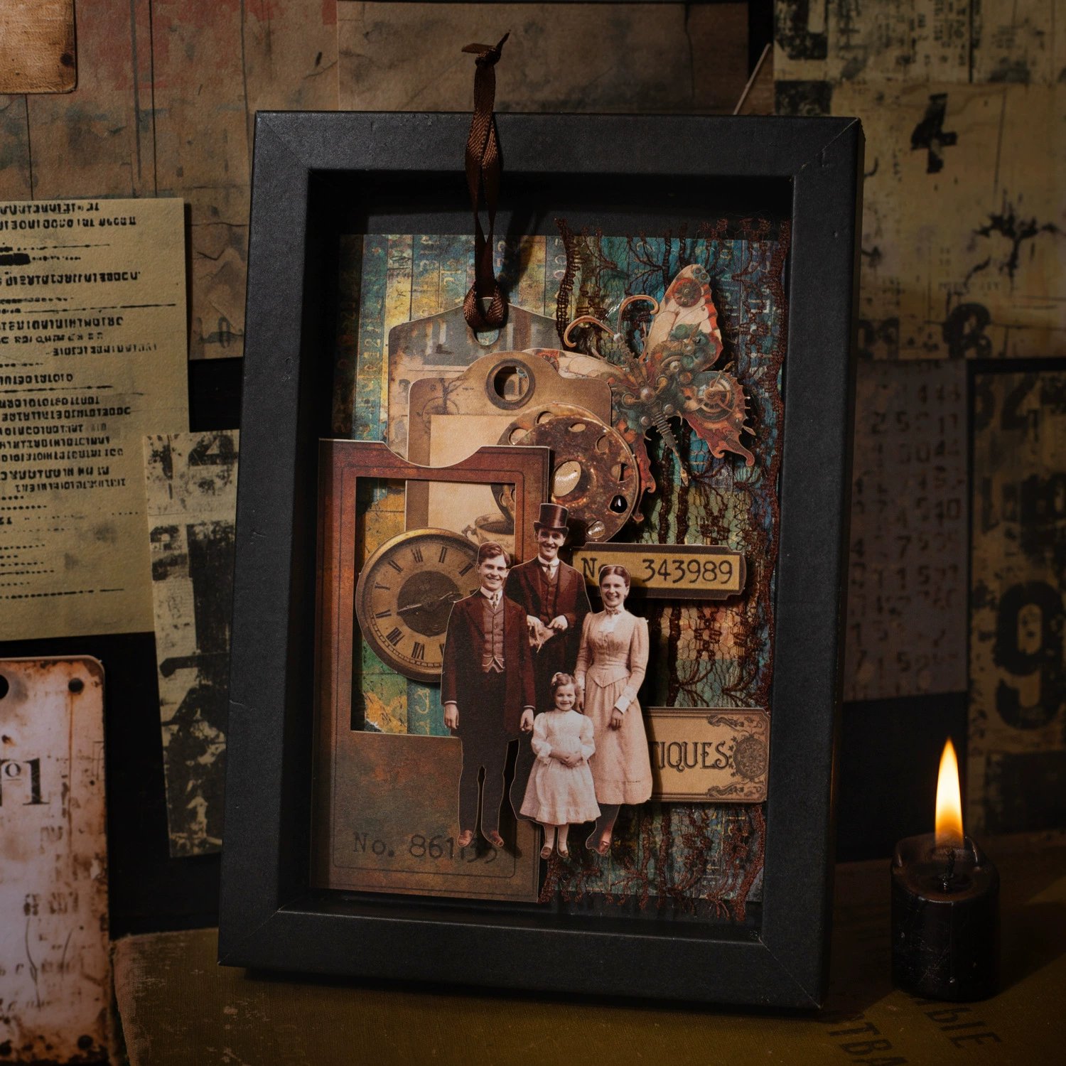 Ретро ручной работы серия Прекрасный день жесткий кард-пакет материалов Ретро ручной записи коллаж 55 листов 4 модели