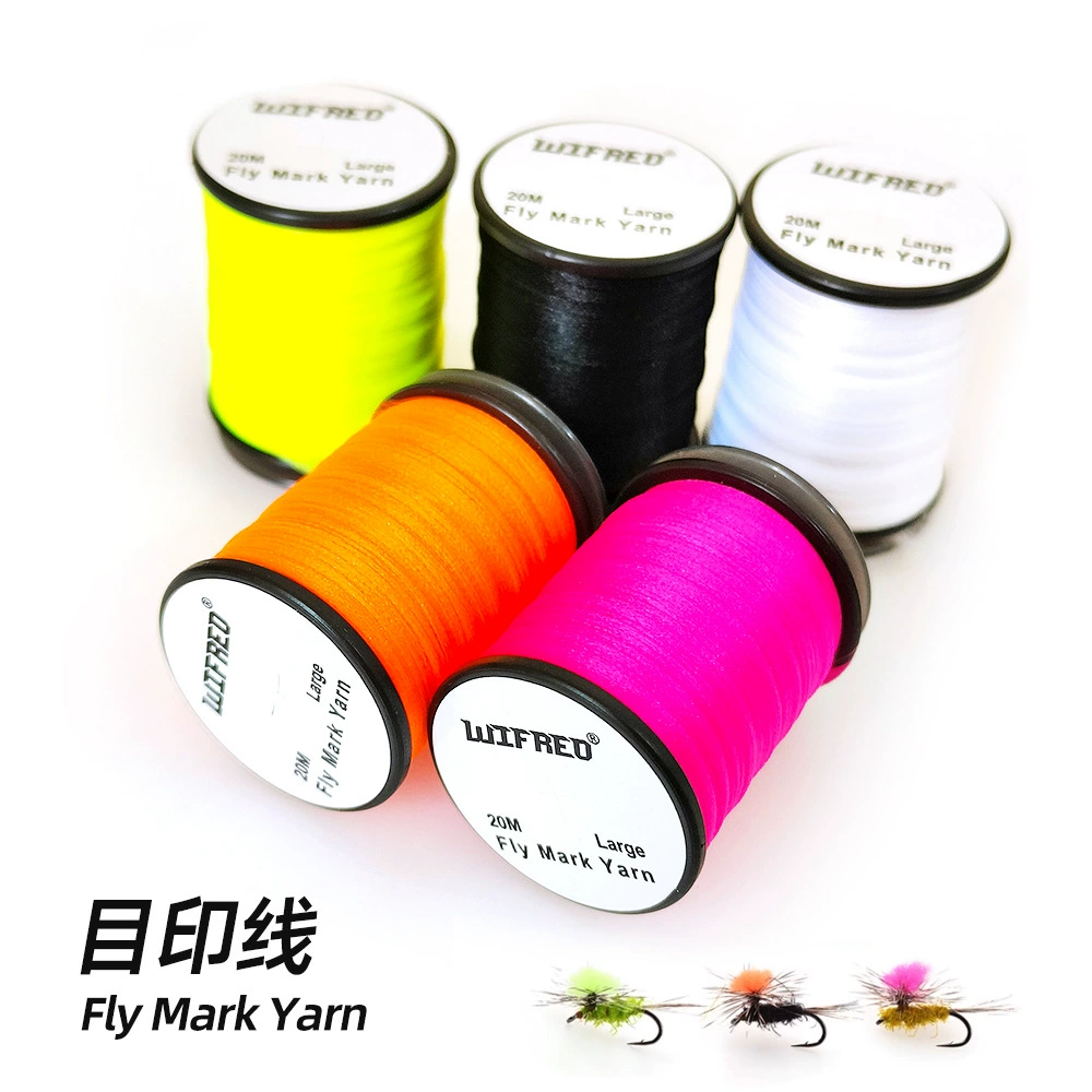 白鹭飞 Mesh printing fiber thread parachute post fly tying mesh printing parachute hook binding material