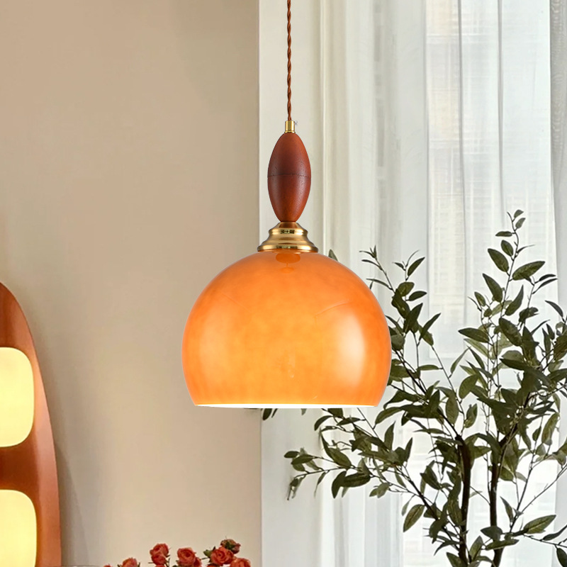 Retro semicircular lámpara de restaurante francés simple mirad mesa de comedor bar lámpara de luces de alto nivel diseñador lámpara de luces de luces