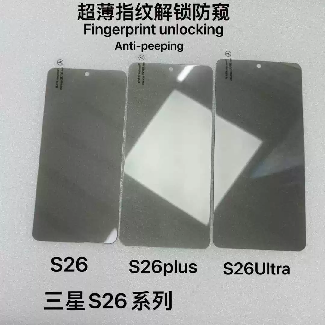 Подходит для Samsung S26 Ultra, антишпионская защита, отпечаток пальца, защитная пленка, Galaxy S26, конфиденциальная защита экрана