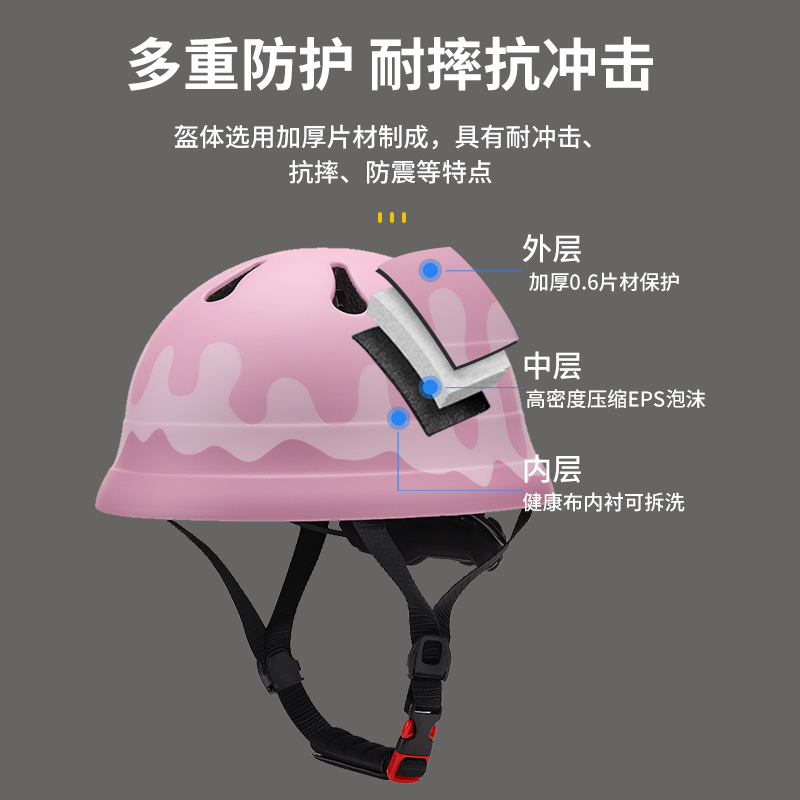 新型赤ちゃんヘルメット子供夏バランススクーター赤ちゃんヘルメット転倒防止自転車子供ヘルメット