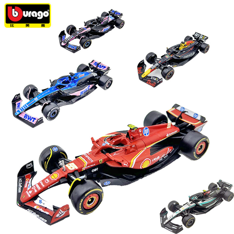 Bimei 1:43 Red Bull F1 Car Model Rb20 Alloy Car Model Ferrari Sf24 Alpine A524 Collection