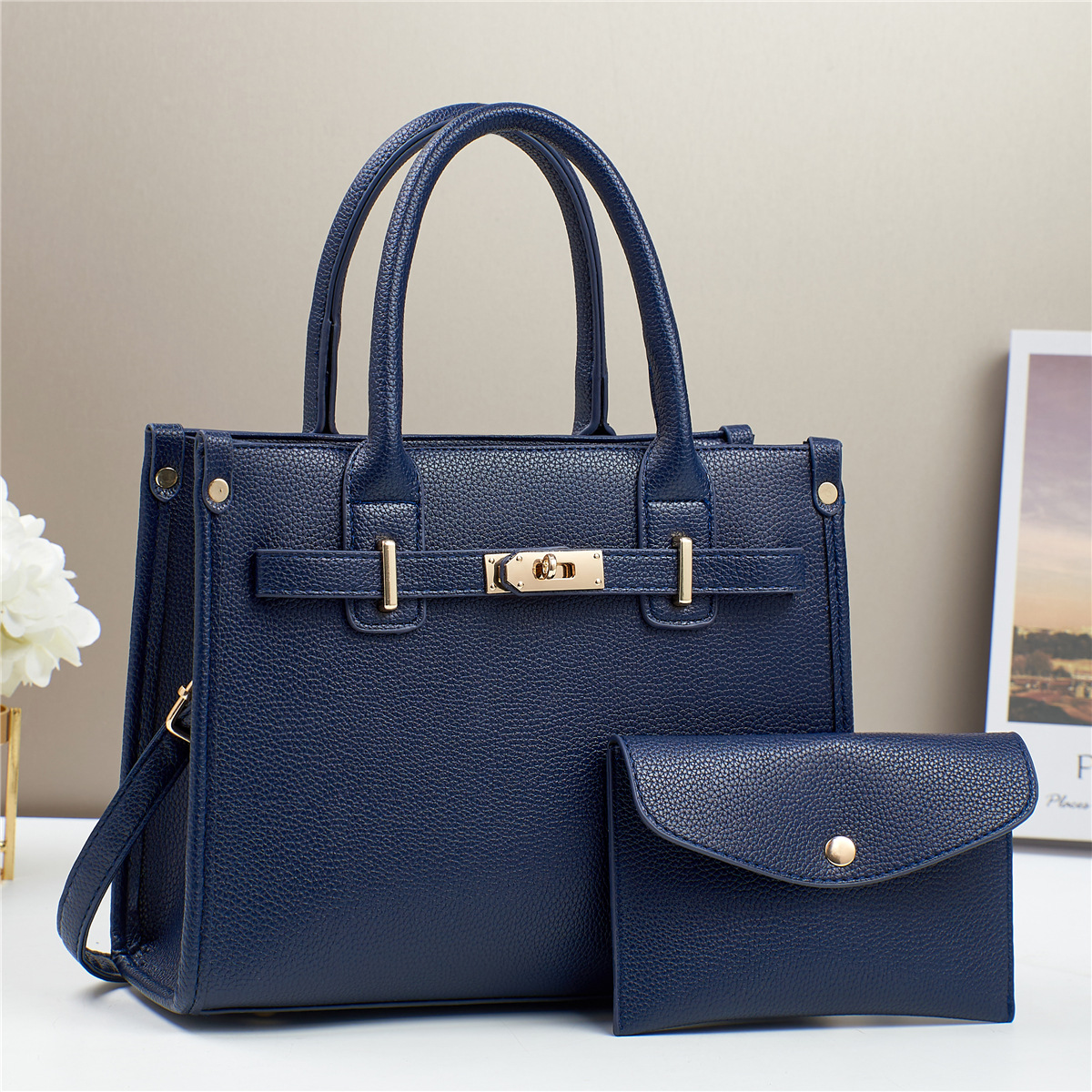 Bolsos de mano de fábrica de gran capacidad para mujeres 2024 bolsos de verano de dos piezas bolsos de hombro