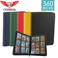 Luxury high-end card holder, card collection book, Pokémon TCG trading card set collector's album, PU leather card collection album.