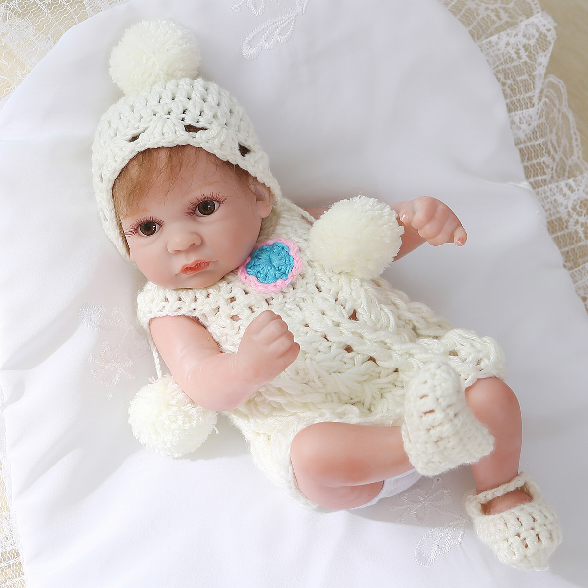 26cm mini muñeca de Palma Linda Comercio exterior e-commerce suministro azul productos del mar entrega de una sola pieza
