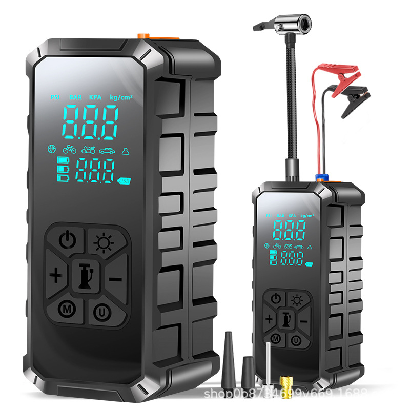 Car Emergency Start Power Supply Car Inflator Pump Integrated 15V Large Capacity Battery Start Artifact