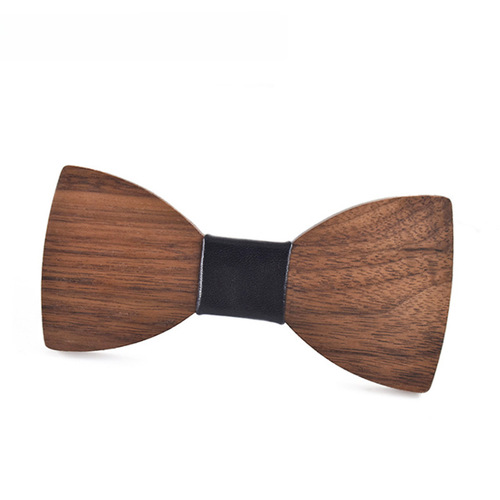 Fashionable Adult Bow Tie for Men, Wedding Party Wooden Bow Tie, Handmade Wooden Bow Tie for Men and Women, Business Trend