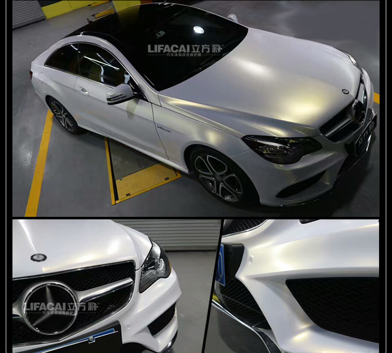 Car White Color Changing Film Interior Body Motorcycle Sticker Matte Glossy Carbon Fiber Car Wrap Film