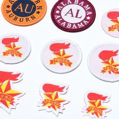 New model Young Pioneers badge fabric patch pin for school students, Young Pioneers team emblem fabric patch with backing adhesive